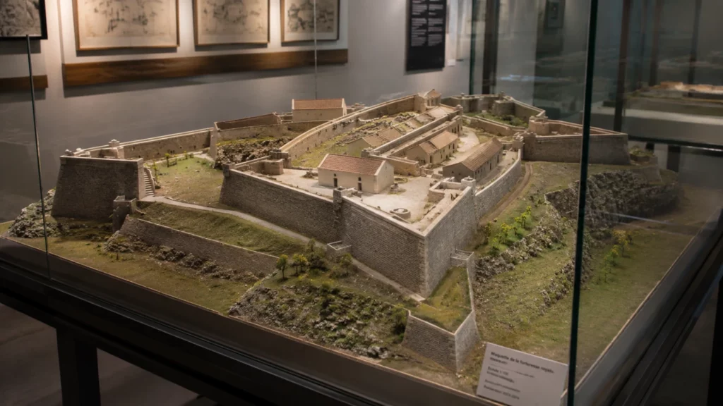 Une maquette de forteresse retrouve sa place au musée de la vallée