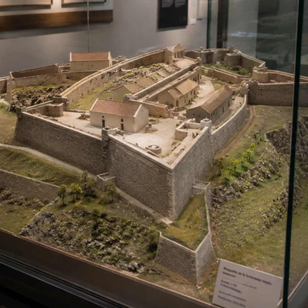 Une maquette de forteresse retrouve sa place au musée de la vallée